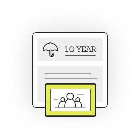 Group 10-Year Level Term Life Insurance