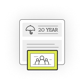 Group 20-Year Level Term Life Insurance