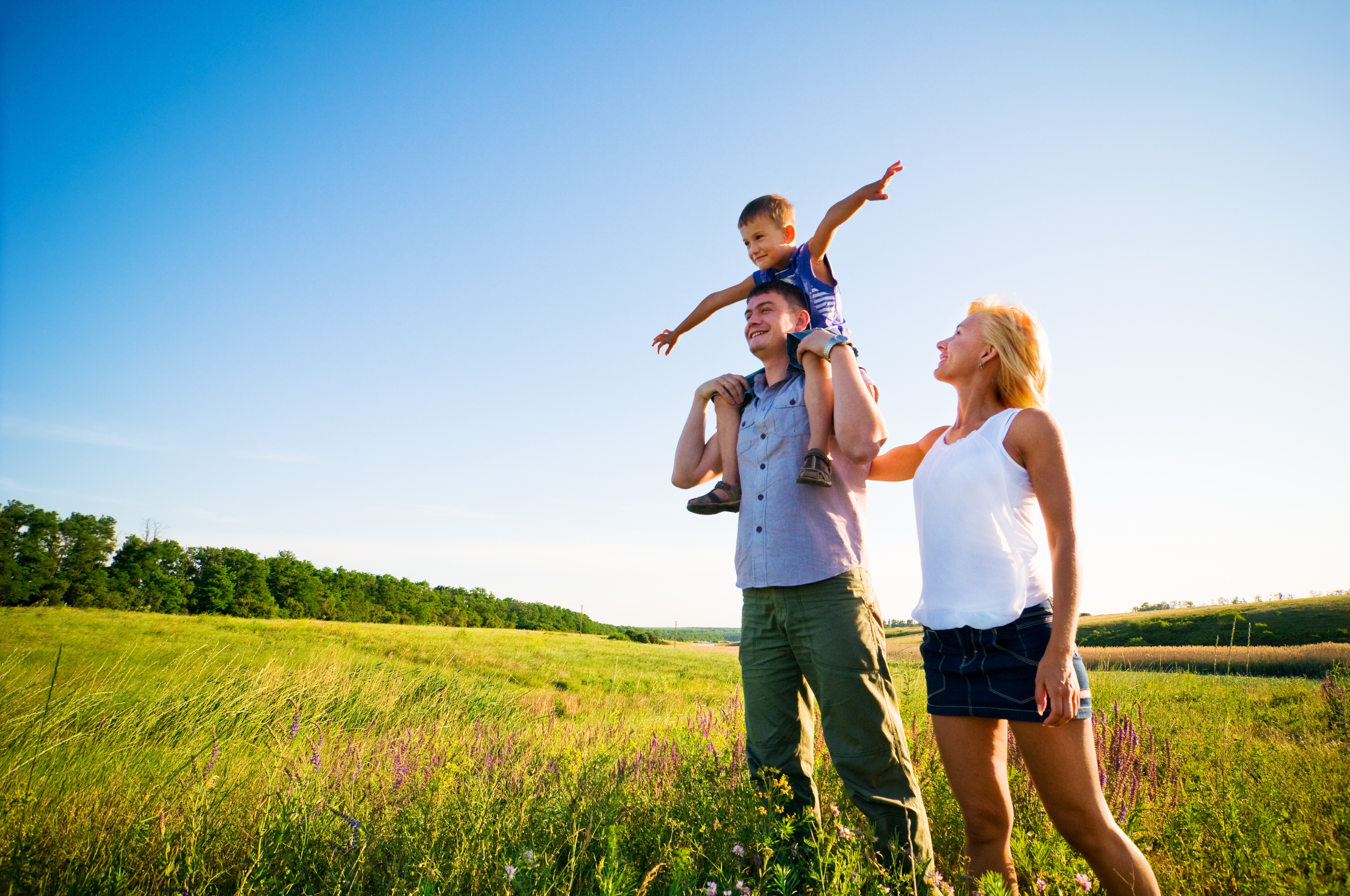 Family enjoying the life together